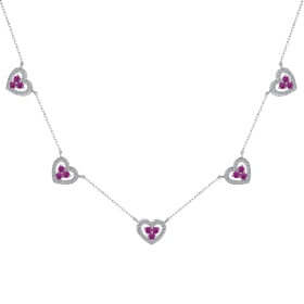 "925K Silver Heart Necklace" 