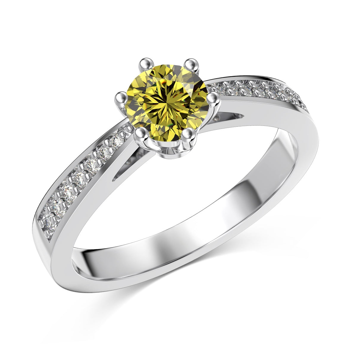 Peridot Silver Ring - August Birthstone