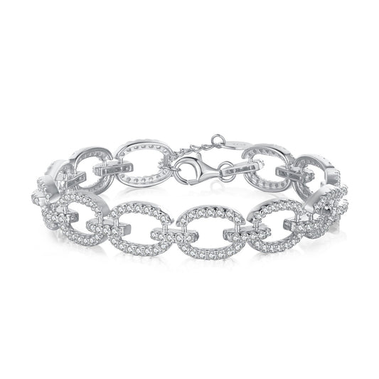 "Pure Radiance Zirconia Bracelet"