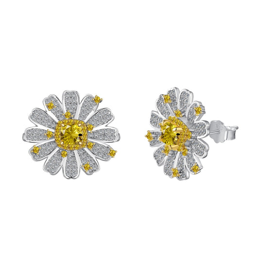 Sunny Blooms: Sterling Silver earrings