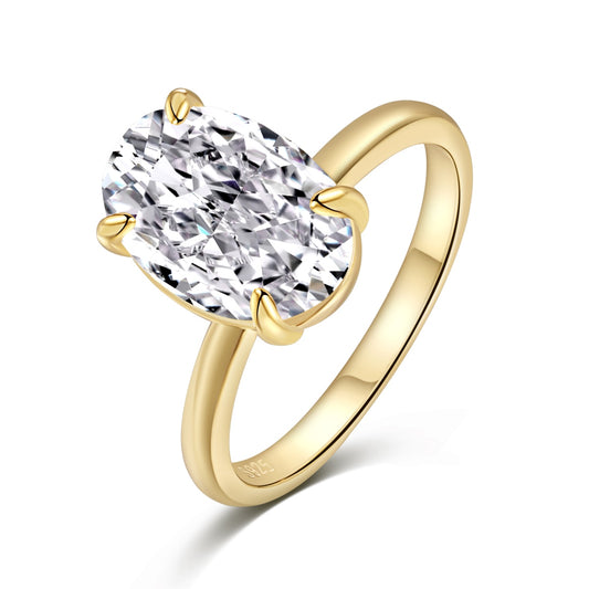 "Eternal Brilliance: Solitaire Radiance Ring"